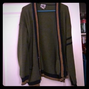 ❤️Olive green cozy men’s cardigan